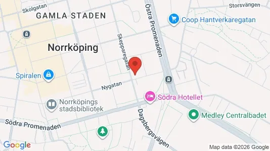 Apartments for rent i Norrköping - kort over placeringen