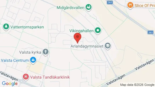 Rooms for rent i Sigtuna - kort over placeringen