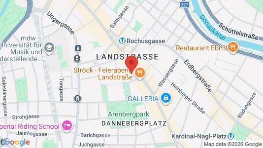 Apartments for rent i Vienna Landstraße - kort over placeringen