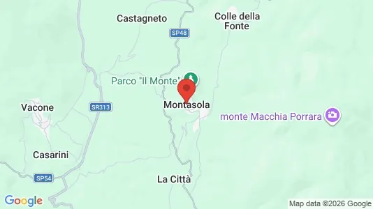 Apartments for rent i Montasola - kort over placeringen