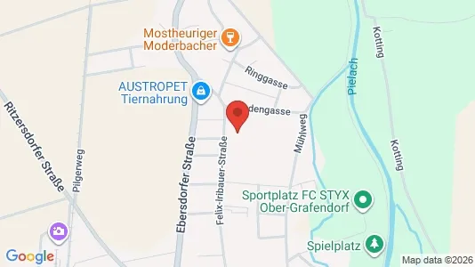 Apartments for rent i Ober-Grafendorf - kort over placeringen