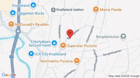 Apartments for rent i Borås - kort over placeringen