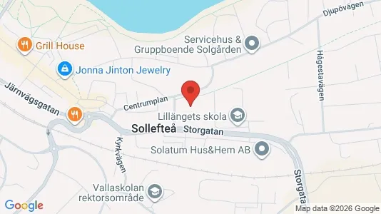 Apartments for rent i Sollefteå - kort over placeringen