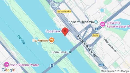 Apartments for rent i Vienna Donaustadt - kort over placeringen