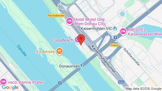 Apartments for rent i Vienna Donaustadt - kort over placeringen