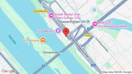 Apartments for rent i Vienna Donaustadt - kort over placeringen