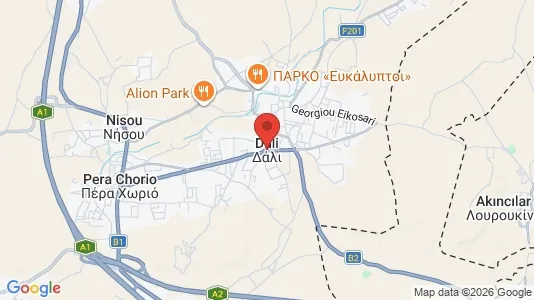 Apartments for rent i Dali - kort over placeringen