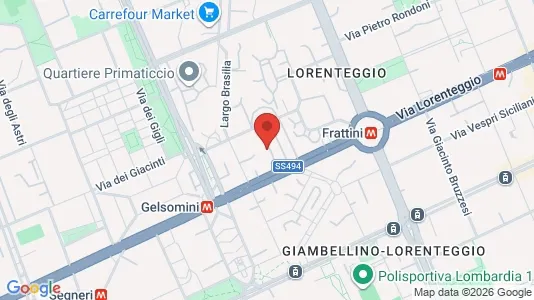 Rooms for rent i Milano Zona 6 - Barona, Lorenteggio - kort over placeringen