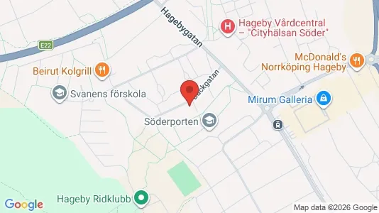 Apartments for rent i Norrköping - kort over placeringen