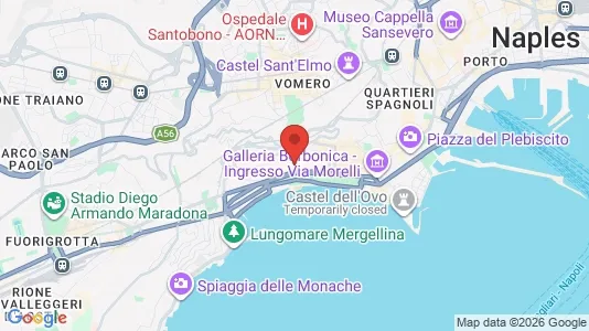 Apartments for rent in Chiaia - Photo from Google Street View