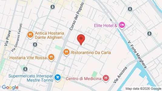 Rooms for rent i Venice - kort over placeringen