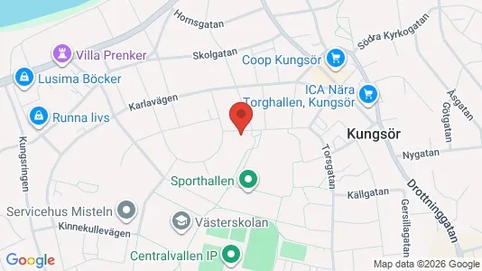 Apartments for rent i Kungsör - kort over placeringen