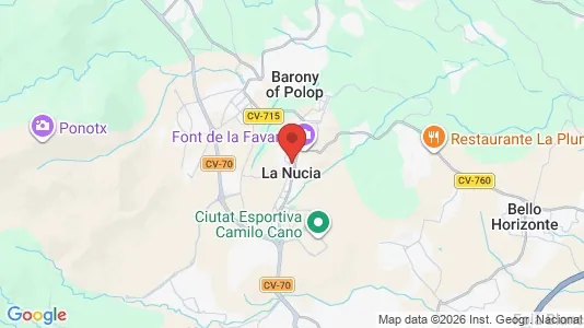 Houses for rent i La Nucia - kort over placeringen