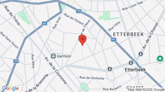 Apartments for rent in Brussels Etterbeek - Photo from Google Street View