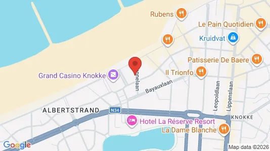 Apartments for rent i Knokke-Heist - kort over placeringen
