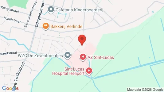 Apartments for rent i Brugge - kort over placeringen