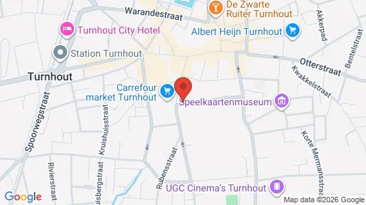 Apartments for rent i Turnhout - kort over placeringen