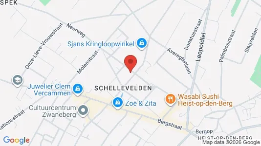 Apartments for rent i Heist-op-den-Berg - kort over placeringen