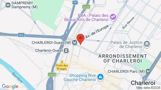 Apartments for rent in Charleroi - Photo from Google Street View
