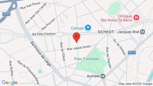 Apartments for rent in Brussels Anderlecht - Photo from Google Street View