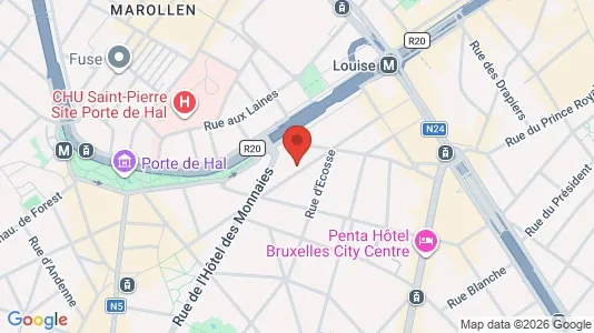 Apartments for rent in Brussels Sint-Gillis - Photo from Google Street View