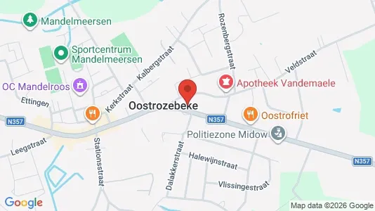 Apartments for rent in Oostrozebeke - Photo from Google Street View