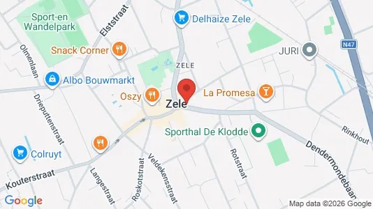 Apartments for rent in Zele - Photo from Google Street View