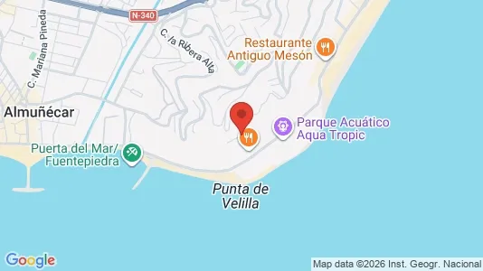 Apartments for rent i Almuñécar - kort over placeringen