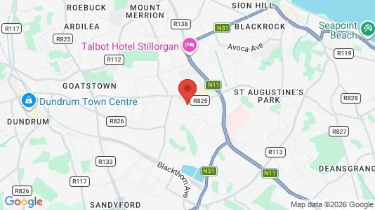 Apartments for rent i Stillorgan - kort over placeringen