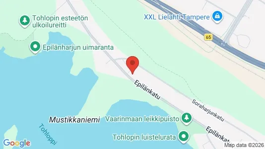 Rooms for rent i Tampere Lounainen - kort over placeringen