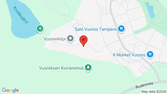 Rooms for rent i Tampere Eteläinen - kort over placeringen