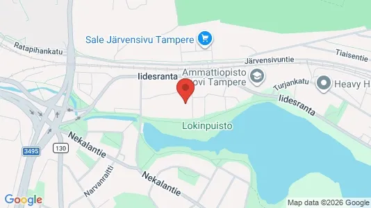 Rooms for rent i Tampere Keskinen - kort over placeringen
