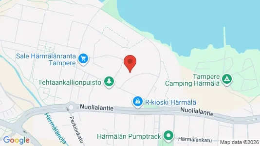 Rooms for rent i Tampere Eteläinen - kort over placeringen