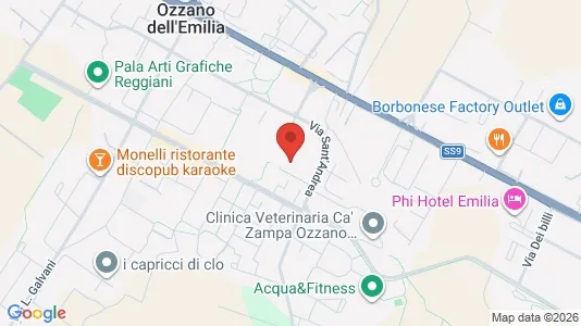 Apartments for rent i Ozzano dell'Emilia - kort over placeringen
