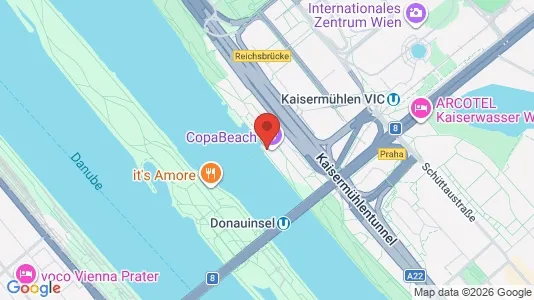 Apartments for rent i Vienna Donaustadt - kort over placeringen