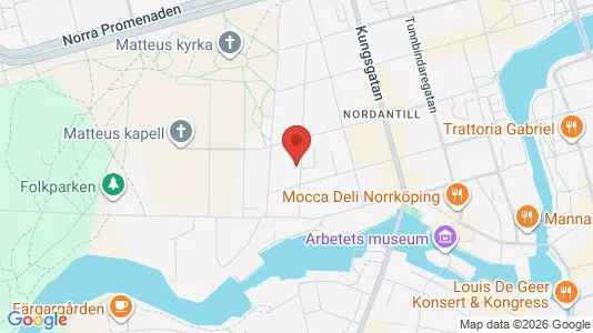 Apartments for rent i Norrköping - kort over placeringen