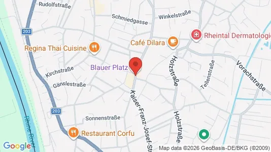 Apartments for rent i Fußach - kort over placeringen