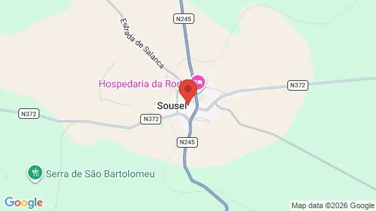 Apartments for rent i Sousel - kort over placeringen