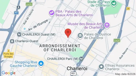 Apartments for rent in Charleroi - Photo from Google Street View