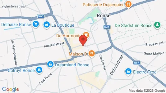 Apartments for rent in Ronse - Photo from Google Street View