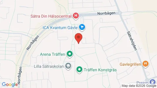 Apartments for rent i Gävle - kort over placeringen