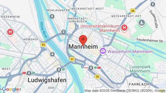 Apartments for rent in Mannheim - Photo from Google Street View