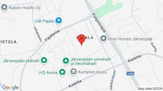 Apartments for rent i Järvenpää - kort over placeringen