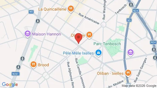 Apartments for rent in Brussels Elsene - Photo from Google Street View