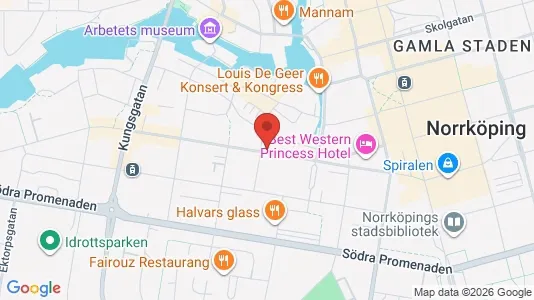 Apartments for rent i Norrköping - kort over placeringen