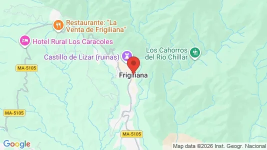 Houses for rent i Frigiliana - kort over placeringen