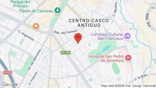 Apartments for rent in Cáceres - Photo from Google Street View
