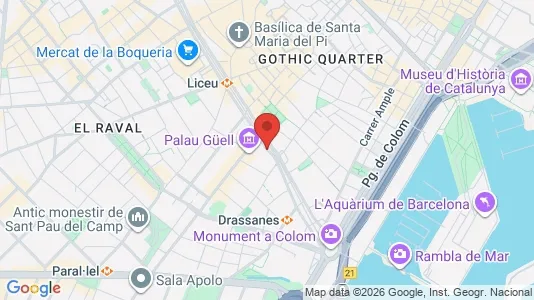 Apartments for rent in Barcelona Ciutat Vella - Photo from Google Street View