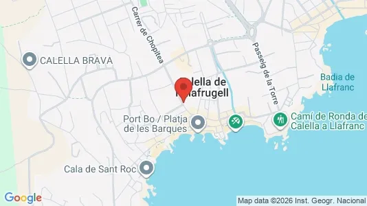Apartments for rent i Palafrugell - kort over placeringen