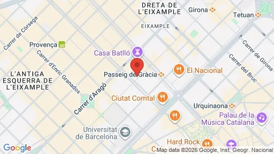 Apartments for rent in Barcelona Eixample - Photo from Google Street View